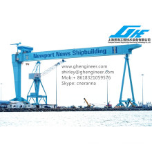 shipyard application mobile type gantry crane